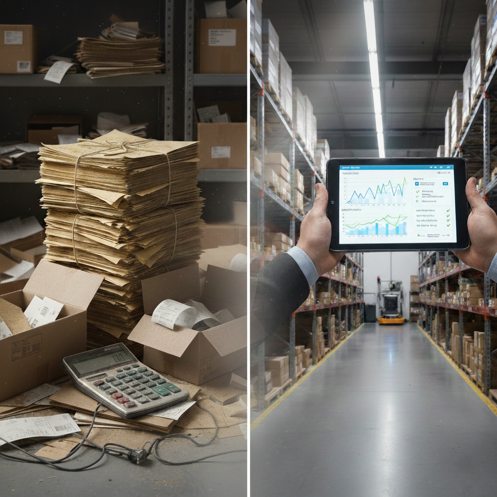 Эволюция складского учета: от бумажной волокиты к цифровой прозрачности.